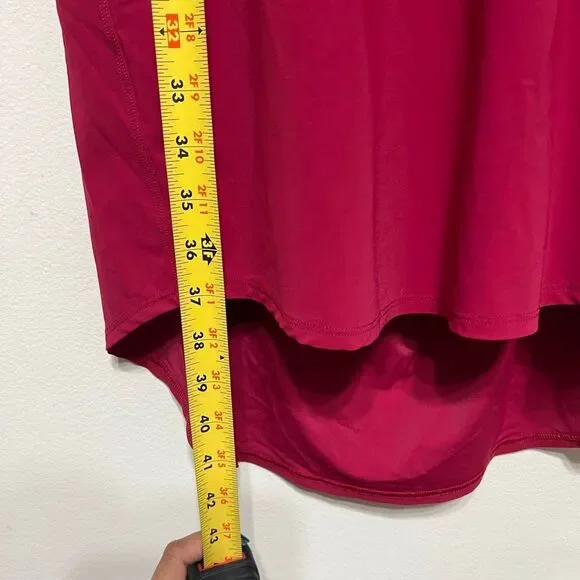 Lululemon Ruby Red Rejuvenate Racerback Dress 6 Women - Picture 4 of 10